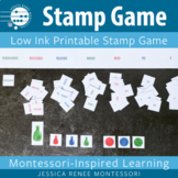 Montessori Math Manipulatives: Make it Yourself Stamp Game
