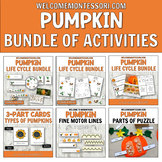 Montessori Pumpkin Science Bundle for Botany or Preschool 