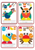 Montessori Puzzle Preschool Toddler Activities Flash Card