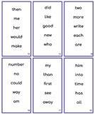 Montessori Puzzle Word Cards (Sight Words)