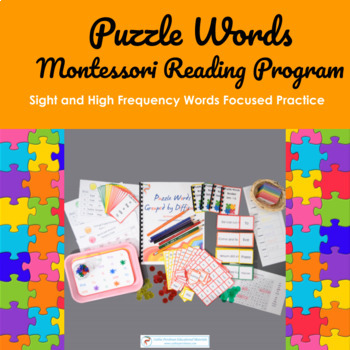 Preview of Montessori Puzzle Words Program // Sight and High Frequency Words