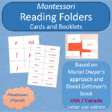 Montessori Reading Folders - US Version - Cards and Bookle