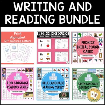 Preview of Montessori Reading and Writing Bundle