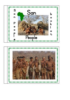 Preview of Montessori San People Booklet