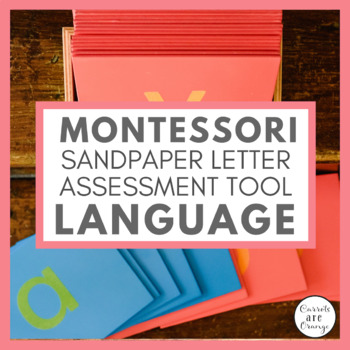 Preview of Montessori Sandpaper Letters Assessment Tool