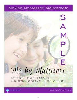 Preview of Montessori Science Curriculum by Multisori FREE Physical Properties, Measuring