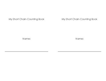 Preview of Montessori Short Chain Number Recording Book