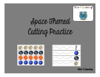 Preview of Montessori Space Cutting Practice
