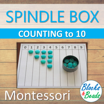 Preview of Montessori: Spindle Box
