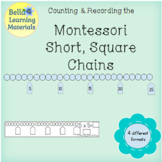 Montessori Square Chains Recording Sheets