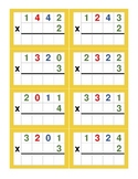Montessori Stamp Game Multiplication Cards