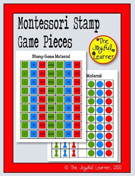 Preview of Montessori Stamp Game Pieces