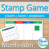 Montessori: Stamp Game + Paper