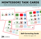 Montessori Stamp Game Task Cards: Addition