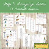 Montessori Step 3 Phonogram Language Series Bundle (Cursiv