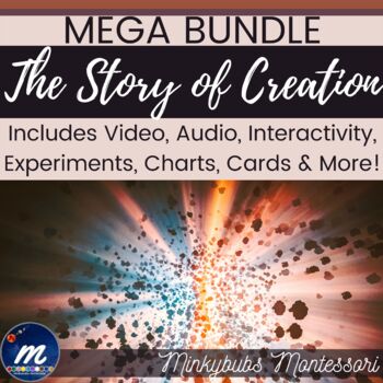 Preview of Montessori Story of Creation Universe First Great Lesson MEGA BUNDLE Media DL