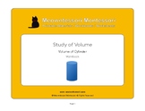 Montessori Study of Volume: Cylinder Workbook