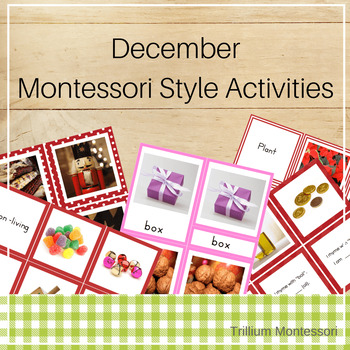 Preview of Montessori Style Activities for December
