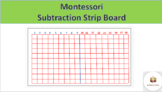 Montessori Subtraction strip  board (10 to 1) - Part 2