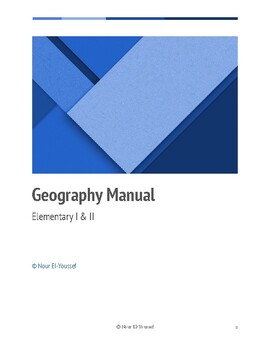 Preview of Montessori Teacher Manual: Geography Elementary I & II