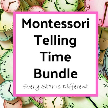 Preview of Montessori Telling Time Bundle