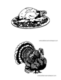 Montessori Thanksgiving Coloring Images | Language Arts fo
