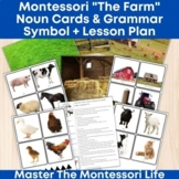 Montessori "The Farm" Noun Cards and Grammar Symbol + Lesson Plan