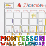Montessori-Themed Giant Wall Calendar, Perpetual Calendar,