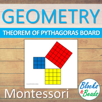 Preview of Montessori: Theorem of Pythagoras Boards