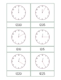 Montessori Time - 3-part Cards Matching Clock to Time