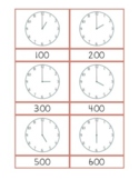 Montessori Time - 3-part Cards Matching Clock to Time on the Hour