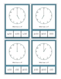 Montessori Time - Clip Cards Telling Time to the Hour