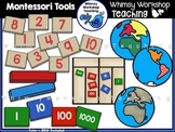 Montessori Tools Clip Art - Whimsy Workshop Teaching