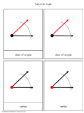 Montessori Types and Parts of an Angle