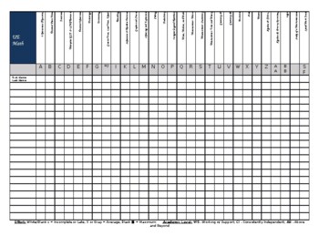 Preview of Montessori UE Math and Language Record Sheets