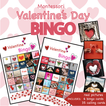 Montessori Valentine's Day Bingo by Montessori Survival Guide | TPT