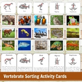 Montessori Vertebrate Sorting Activity Cards