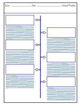 Preview of Montessori Vertical Timeline