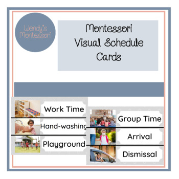 Preview of Montessori Visual Schedule Cards