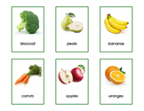 Montessori: Vocabulary Enrichment - Fruits and Vegetables