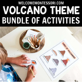 Montessori Volcano Bundle or Science Centers