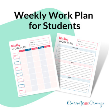 Preview of Montessori Weekly Work Plan & Progress Report