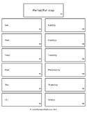 Montessori Word Study Skyscrapers - End punctuation (abbre