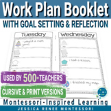 Montessori Work Plan Booklet