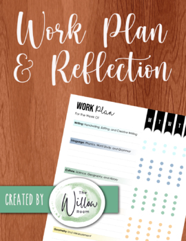 Preview of Montessori Work Plan & Reflection