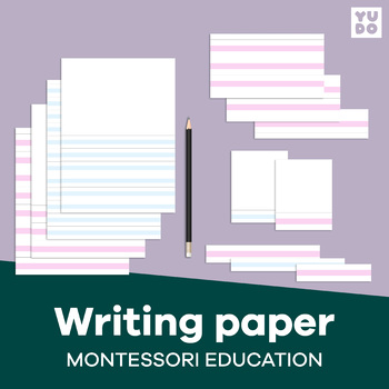 Montessori Pink-Lined Paper - Montessori Print Shop