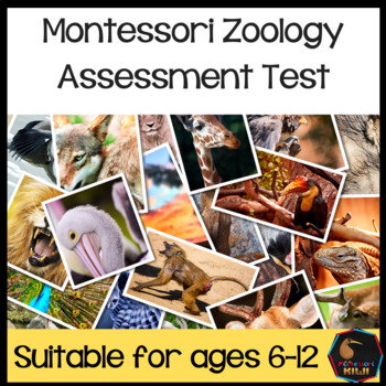 Preview of Montessori Zoology Test for assessment