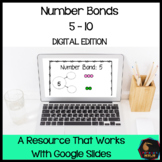 Montessori colored bead number bonds to 10 - Digital Version