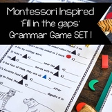 Montessori grammar activity set 1