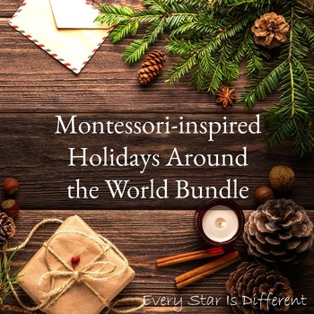 Preview of Montessori-inspired Holidays Around the World Bundle